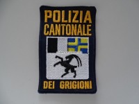 Stoffabzeichen, Polizia Cantonale, Dei Grigioni (Graubünden)