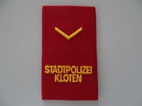 Schulterschlaufe, Stapo Kloten, Gefreiter
