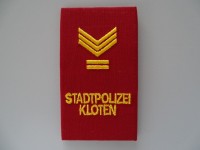 Schulterschlaufe, Stapo Kloten, Feldweibel