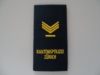 alte Unteroffiziers Schulterschlaufe, Kapo Zürich, Wachtmeister mbA
