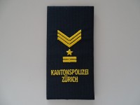 alte Unteroffiziers Schulterschlaufe, Kapo Zürich, Feldweibel mbA