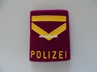 Schulterschlaufe, alte Version, Stadtpolizei St. Gallen, Unteroffizier, gummiert