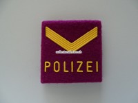 Schulterschlaufe, alte Version, Stadtpolizei St. Gallen, gummiert