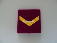 Schulterschlaufe, alte Version, Stadtpolizei St. Gallen, gummiert