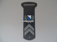 Schulter Gradstrippe (Plastic) Kapo Zürich, Feldweibel, Flughafen-Wache