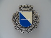 Metall Beret Abzeichen, Stapo Zürich, Offiziers Version