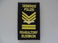 Schulterschlaufe, Gemeinde Polizei Fehraltdorf Russikon, Uof.