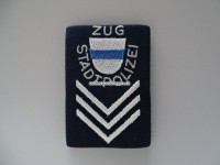 Schulterschlaufe, ehemalige Stadtpolizei Zug, Wachtmeister