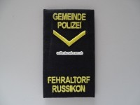 Schulterschlaufe, Gemeinde Polizei Fehraltdorf Russikon