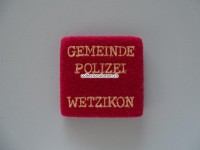 Schulterschlaufe, ehemalige Gemeinde Polizei Wetzikon