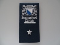 Schulterschlaufe, Stapo Zürich, Offizier, Leutnant, Metallstern