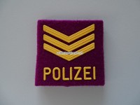 Schulterschlaufe, alte Version, Stadtpolizei St. Gallen, Unteroffizier, gummiert