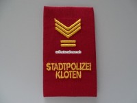 Schulterschlaufe, Stapo Kloten, Feldweibel