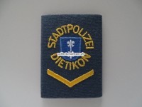 Schulterschlaufe, Stapo Dietikon, gelbe Schrift