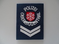 Schulterschlaufe, ehemalige Orts Polizei Obersiggenthal, Kpl.