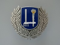Mützen Abzeichen aus Metall, Polizei Geroldswil 