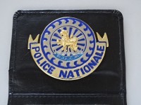 Metall Badge, Police Nationale