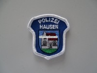 Stoffabzeichen, Polizei Hausen, kleine Version