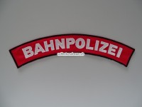 Stoffabzeichen Bahnpolizei