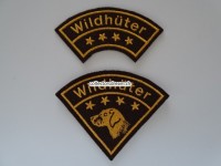 Stoffabzeichen, 2-er Set, Wildhüter Bern, 4 Sterne