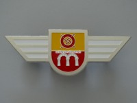 Beret Metallabzeichen Polizei Celerina - Schlarigna / Graubünden