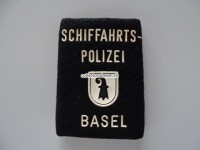 alte Schulterschlaufe, Schiffahrts-Polizei, Basel, gummiert