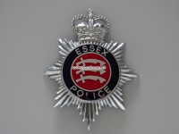 Bobbyhelm Metallabzeichen, British Essex Police