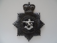 Bobbyhelm Metallabzeichen, British " Kent Constabulary "