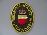 Stoffabzeichen / Patch Landespolizei Lichtenstein
