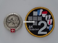 Beret Abzeichen und Stoffabzeichen / Patch. Territorialdivision 2