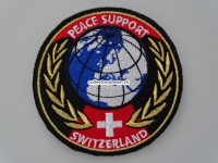 Patch / Stoffabzeichen Peace Support Switzerland, grosse Version