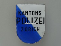 Seltene alte Dienstmarke der Kantonspolizei Zürich
