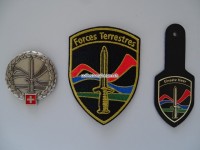 Beret Abzeichen / Emblem, Brusttaschen Anhänger, Stoffabzeichen / Patch. Einsatz Heer, Ord. 2004