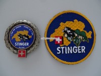 Beret Abzeichen / Emblem und Stoffabzeichen / Patch, Stinger