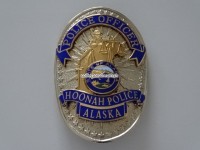 Dienstmarke / Badge Police Officer Hoonah Police State Alaska