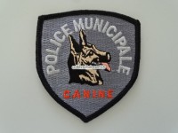 Patch / Stoffabzeichen Police Municipale, Romandie, Hundeführer