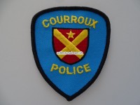 Patch / Stoffabzeichen Courroux Police / Jura