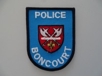 Patch / Stoffabzeichen Boncourt Police / Jura