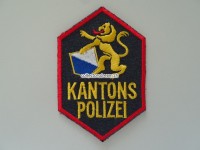 Patch / Stoffabzeichen Kapo Zürich, roter Rand