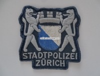 Patch / Stoffabzeichen Stapo Zürich, frühe Version mit 3 Türmen