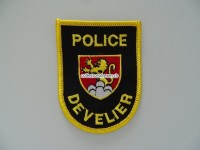 Patch / Stoffabzeichen Develier Police / Jura
