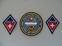 Patch / Stoffabzeichen und Kragenspiegel OSCE