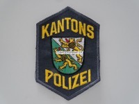 Patch / Stoffabzeichen Kapo Thurgau, dunkelgrauer Stoff