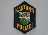 Patch / Stoffabzeichen Kapo Thurgau, schwarzer Stoff