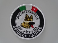 Patch / Stoffabzeichen Police Cantonale Neuchateloise, Brigade Canine