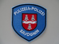Patch / Stoffabzeichen Polizei Savognin