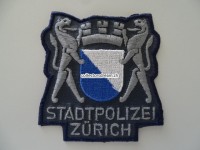 Patch / Stoffabzeichen Stapo Zürich, plastifiziert