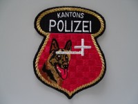 Stoffabzeichen / Patch Kapo Schwyz Hundeführer