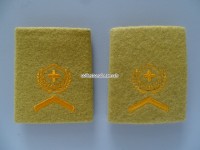Patten / Schlaufen Paar Wachtmeister AC Schutzdienst