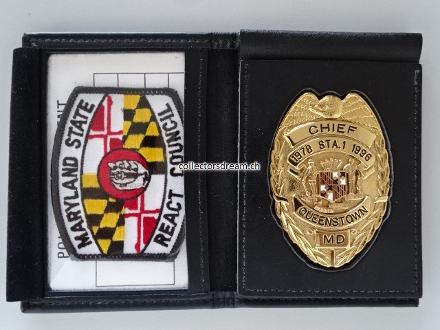 Police Badge Queenstown, Maryland, Chief